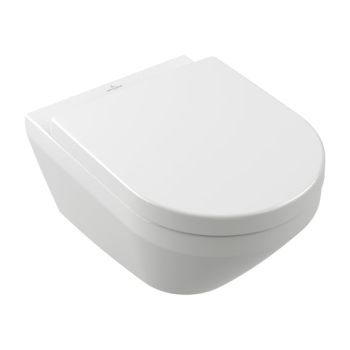  - Villeroy & Boch Architectura miska WC wisząca 53 x 37 cm z TwistFlush, z deską WC z CeramicPlus, biały 4694CLR1 - 4694CLR1 - Łazienki Szydłowski