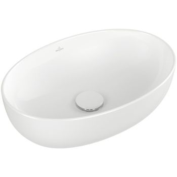 - Villeroy&Boch Artis umywalka stojąca na blacie 48 x 32,5 cm, bez przelewu biała 43884801 - 43884801 - Łazienki Szydłowski
