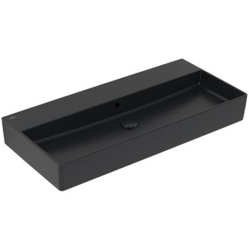 - VILLEROY&BOCH Memento 2.0 Umywalka 100 x 47 cm, z przelewem, nieszlifowana ,Pureblack CeramicPlus 4A22A6R7 - 4A22A6R7 - Łazienki Szydłowski