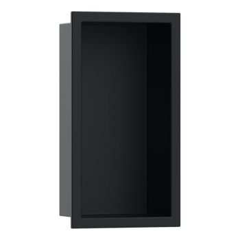 - HANSGROHE XtraStoris Original Wnęka ścienna z ozdobną ramką 30 x 15 x 10 cm czarny mat 56057670 - 56057670 - Łazienki Szydłowski