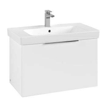  - Villeroy & Boch Architectura szafka pod umywalkę, 75 x 44 cm, 1 szuflada kolor biały B89200VS - B89200VS - Łazienki Szydłowski