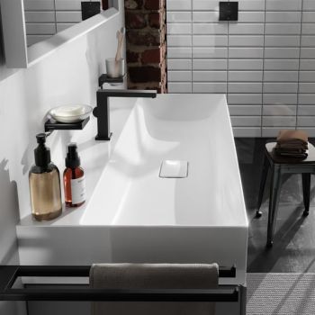  - HANSGROHE Xevolos E Umywalka 100 x 48 cm z otworem na baterię, biała 61100450 - 61100450 - Łazienki Szydłowski