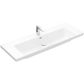  - VILLEROY&BOCH Subway 3.0 Umywalka meblowa 130 x 47,5 cm, z przelewem, Nieszlifowany biały 4A70D601 - 4A70D601 - Łazienki Szydłowski