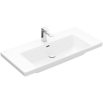  - VILLEROY&BOCH Subway 3.0 Umywalka meblowa 100 x 47 m z przelewem, Nieszlifowany biały CeramicPlus 4A70A6R1 - 4A70A6R1 - Łazienki Szydłowski