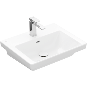  - VILLEROY&BOCH Subway 3.0 Umywalka 55 x 44 x 16,5cm, z przelewem, Nieszlifowany biały CeramicPlus 4A7057R1 - 4A7057R1 - Łazienki Szydłowski