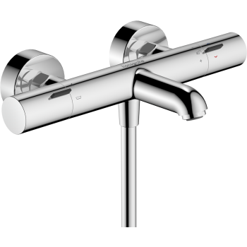 - HANSGROHE Ecostat Fine Bateria wannowa, termostatyczna, chrom 13325000 - 13325000 - Łazienki Szydłowski