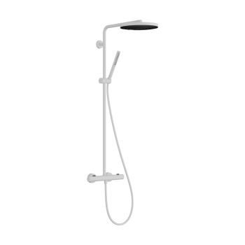 - HANSGROHE Pulsify S Puro Komplet prysznicowy 260 1 jet z Ecostat Fine biały mat 24222700 - 24222700 - Łazienki Szydłowski