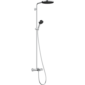  - HANSGROHE Pulsify S Puro Komplet prysznicowy 260 1jet EcoSmart z termostatem i główką prysznicową 3jet, wannowy chrom 24232000 - 24232000 - Łazienki Szydłowski