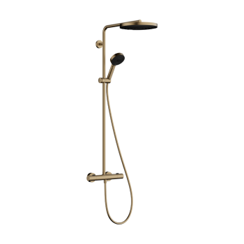  - HANSGROHE Pulsify S Puro Komplet prysznicowy 260 1jet EcoSmart z Ecostat Fine i główką prysznicową 3jet Brąz Szczotkowany 24237140 - 24237140 - Łazienki Szydłowski