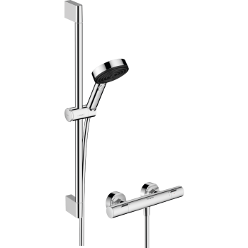  - HANSGROHE Pulsify Select S System prysznicowy 105 3jet Relaxation EcoSmart chrom  24262000 - 24262000 - Łazienki Szydłowski
