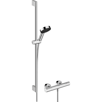  - HANSGROHE Pulsify Select S System prysznicowy 105 3jet Relaxation EcoSmart chrom  24271000 - 24271000 - Łazienki Szydłowski