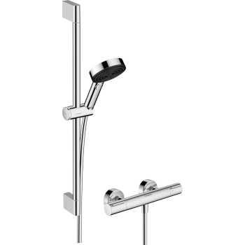  - HANSGROHE Pulsify Select S System prysznicowy 105 3jet Relaxation EcoSmart chrom  24272000 - 24272000 - Łazienki Szydłowski