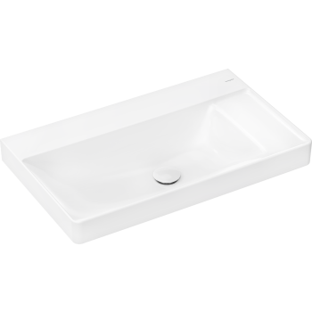  - HANSGROHE Xelu Q Umywalka wpuszczana w blat z półką po prawej stronie 80 x 48 cm biały 61029450 - 61029450 - Łazienki Szydłowski