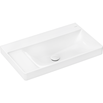  - HANSGROHE Xelu Q Umywalka wpuszczana w blat z półką po lewej stronie 80 x 48 cm biały 61035450 - 61035450 - Łazienki Szydłowski
