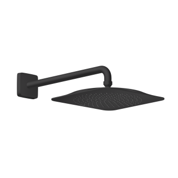 - AXOR Citterio C deszczownica prysznicowa 27 x 27 cm 1jet EcoSmart+ z ramieniem prysznicowym czarny mat 28791670 - 28791670 - Łazienki Szydłowski