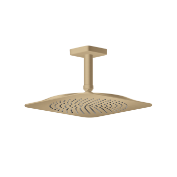- AXOR Citterio C deszczownica prysznicowa 27 x 27cm 1jet EcoSmart+ z przyłączem sufitowym brąz szczotkowany 28793140 - 28793140 - Łazienki Szydłowski