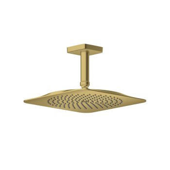  - AXOR Citterio C deszczownica prysznicowa 27 x 27cm 1jet EcoSmart+ z przyłączem sufitowym Złoty Optyczny Polerowany 28793990 - 28793990 - Łazienki Szydłowski