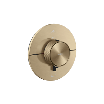 - AXOR ShowerSelect ID Bateria termostatyczna do 2 odbiorników brąz szczotkowany 36751140 - 36751140 - Łazienki Szydłowski