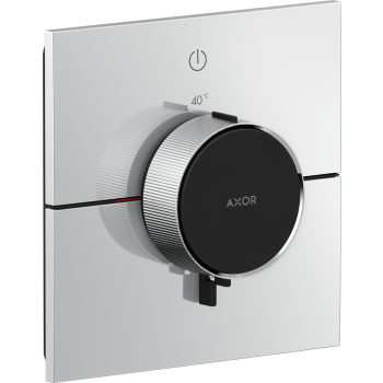 - AXOR ShowerSelect ID Bateria termostatyczna do 1 odbiornika, kwadratowa, chrom 36757000 - 36757000 - Łazienki Szydłowski
