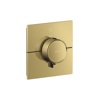  - AXOR ShowerSelect ID Bateria termostatyczna do 1 odbiornika, kwadratowa, złoty optyczny polerowany 36757990 - 36757990 U - Łazienki Szydłowski