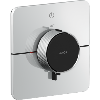 - AXOR ShowerSelect ID Bateria termostatyczna do 1 odbiornika, softsquare, chrom 36758000 - 36758000 - Łazienki Szydłowski