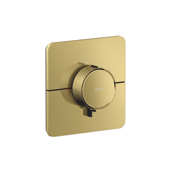  - AXOR ShowerSelect ID Bateria termostatyczna HighFlow, softsquare, podtynkowa złoty optyczny polerowany 36775990 - 36775990 - Łazienki Szydłowski