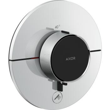 - AXOR ShowerSelect ID Bateria termostatyczna HighFlow do 1 odbiornika z dodatkowym wyjściem, okrągła, podtynkowa chrom 36776000 - 36776000 - Łazienki Szydłowski