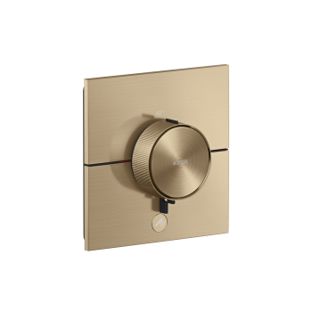 - AXOR ShowerSelect ID Bateria termostatyczna HighFlow do 1 odbiornika z dodatkowym wyjściem, kwadratowa, podtynkowa brąz szczotkowany 36777140 - 36777140 - Łazienki Szydłowski