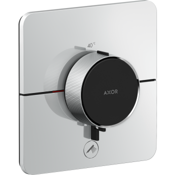 - AXOR ShowerSelect ID Bateria termostatyczna HighFlow do 1 odbiornika z dodatkowym wyjściem, softsquare, podtynkowa chrom 36778000 - 36778000 - Łazienki Szydłowski