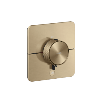 - AXOR ShowerSelect ID Bateria termostatyczna HighFlow do 1 odbiornika z dodatkowym wyjściem, softsquare, podtynkowa brąz szczotkowany 36778140 - 36778140 - Łazienki Szydłowski