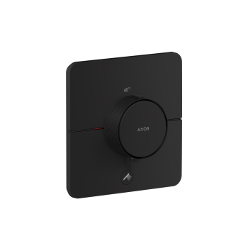 - AXOR ShowerSelect ID Bateria termostatyczna HighFlow do 1 odbiornika z dodatkowym wyjściem, softsquare, czarny mat 36778670 - 36778670 - Łazienki Szydłowski