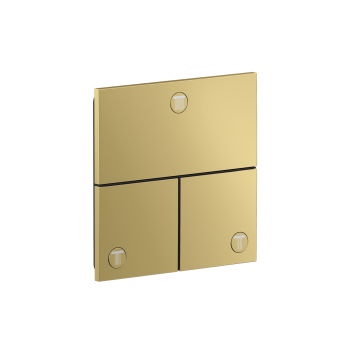  - AXOR ShowerSelect ID Zawór odcinający do 3 odbiorników, kwadratowy, podtynkowy złoty optyczny polerowany 36780990 - 36780990 - Łazienki Szydłowski