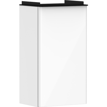  - HANSGROHE Xelu Q Szafka pod małą umywalkę wiszacą z drzwiami lewymi 34 x 24,5 cm, biały wysoki połysk 54011670 - 54011670 - Łazienki Szydłowski