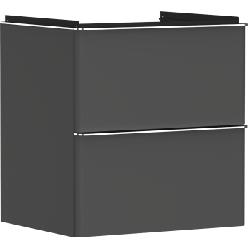  - HANSGROHE Xelu Q Szafka pod umywalkę wiszacą z 2 szufladami 58 x 47,5 cm Szary Diament Matowy 54024000 - 54024000 - Łazienki Szydłowski