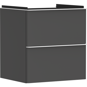  - HANSGROHE Xelu Q Szafka pod umywalkę wiszacą z 2 szufladami 58 x 47,5 cm szary diament matowy 54024700 - 54024700 - Łazienki Szydłowski