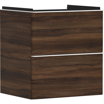  - HANSGROHE Xelu Q Szafka pod umywalkę wiszacą z 2 szufladami 58 x 47,5 cm ciemny orzech 54026700 - 54026700 - Łazienki Szydłowski