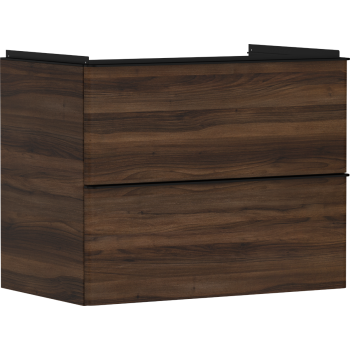  - HANSGROHE Xelu Q Szafka pod umywalkę wiszącą z 2 szufladami 78 x 47,5 cm ciemny orzech 54030670 - 54030670 - Łazienki Szydłowski