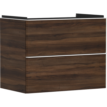  - HANSGROHE Xelu Q Szafka pod umywalkę wiszącą z 2 szufladami 78 x 47,5 cm ciemny orzech 54030700 - 54030700 - Łazienki Szydłowski