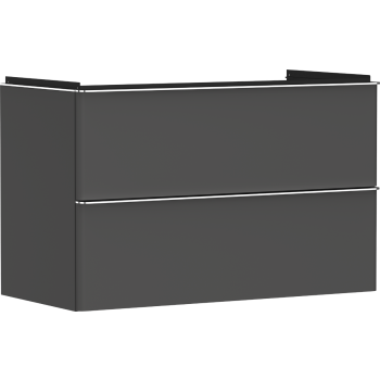 - HANSGROHE Xelu Q Szafka pod umywalkę wiszącą z 2 szufladami 98 x 47,5 cm szary diament matowy 54032000 - 54032000 - Łazienki Szydłowski