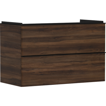  - HANSGROHE Xelu Q Szafka pod umywalkę wiszącą z 2 szufladami 98 x 47,5 cm ciemny orzech 54034670 - 54034670 - Łazienki Szydłowski