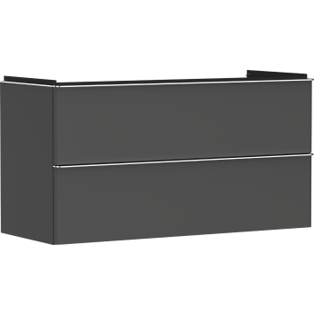- HANSGROHE Xelu Q Szafka pod umywalkę wiszącą z 2 szufladami 118 x 47,5 cm szary diament matowy 54036000 - 54036000 - Łazienki Szydłowski