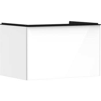  - HANSGROHE Xelu Q Szafka pod szlifowaną umywalkę wpuszczaną w blat z 1 szufladą 78 x 5 cm biały wysoki połysk 54054670 - 54054670 - Łazienki Szydłowski