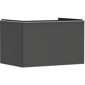 - HANSGROHE Xelu Q Szafka pod szlifowaną umywalkę wpuszczaną w blat z 1 szufladą 78 x 55 cm szary diament matowy 54055000 - 54055000 - Łazienki Szydłowski