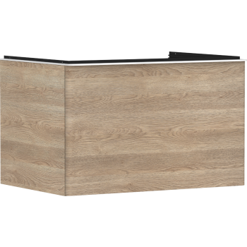 - HANSGROHE Xelu Q Szafka pod szlifowaną umywalkę wpuszczaną w blat z 1 szufladą 78 x 55 cm naturalny dąb 54056700 - 54056700 - Łazienki Szydłowski