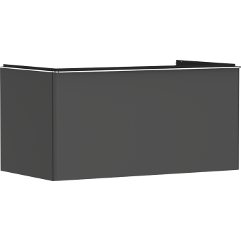 - HANSGROHE Xelu Q Szafka pod szlifowaną umywalkę wpuszczaną w blat z 1 szufladą 98 x 55 cm szary diament matowy 54059000 - 54059000 - Łazienki Szydłowski