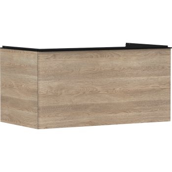 - HANSGROHE Xelu Q Szafka pod szlifowaną umywalkę wpuszczaną w blat z 1 szufladą 98 x 55 cm naturalny dąb 54060670 - 54060670 - Łazienki Szydłowski