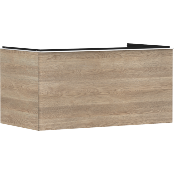 - HANSGROHE Xelu Q Szafka pod szlifowaną umywalkę wpuszczaną w blat z 1 szufladą 98 x 55 cm naturalny dąb 54060700 - 54060700 - Łazienki Szydłowski