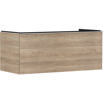 - HANSGROHE Xelu Q Szafka pod szlifowaną umywalkę wpuszczaną w blat z 1 szufladą 118 x 55 cm naturalny dąb 54064000 - 54064000 - Łazienki Szydłowski