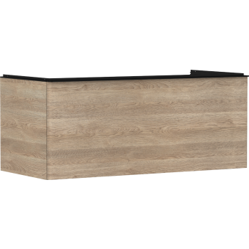 - HANSGROHE Xelu Q Szafka pod szlifowaną umywalkę wpuszczaną w blat z 1 szufladą 118 x 55 cm naturalny dąb 54064670 - 54064670 - Łazienki Szydłowski