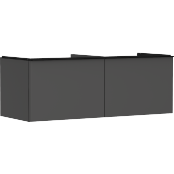 - HANSGROHE Xelu Q Szafka pod szlifowaną umywalkę wpuszczaną w blat z 2 szufladami 136 x 55 cm szary diament matowy 54067670 - 54067670 - Łazienki Szydłowski